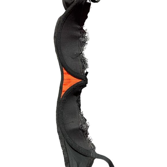 Fredericks of Hollywood Women's Size 18 Underbust Underwire Bra Red Black NWT - Picture 3 of 12